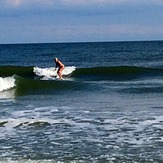 Amanda Rose cruising on glassy lefts., North Myrtle/27th Avenue South