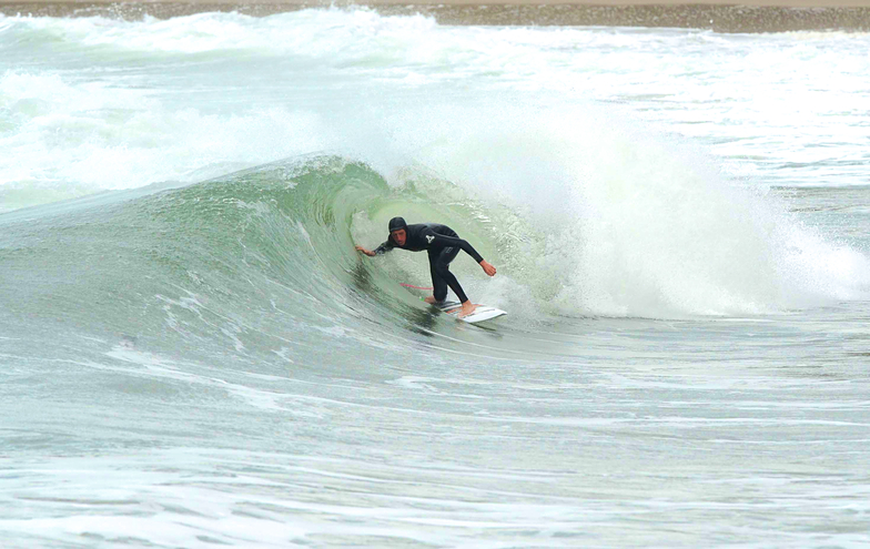 Eilir a member of the Davies-Hughes Surf Dynasty, Whistling Sands (Porth Oer)
