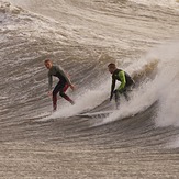 Big waves at Porthcawl, Porthcawl Point