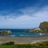 Spring day at The Gap, Castlepoint - The Gap