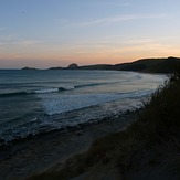 Sunset at Castlepoint, Castlepoint - Slippery