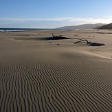 Vast expanse of sand at Herbertville