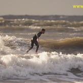 Man walks on water?, Langland Bay