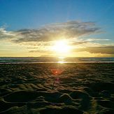 Sunset, Strand (Pipe)