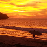 sunset at the surf shack, Kudat (Pantai Kosuhui)