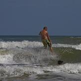 Hanging toes in South Texas, Packery Channel