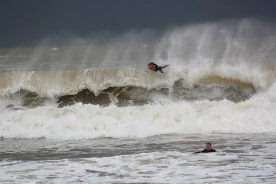 Huge Swell in March 2012 at Sablettes, Les Sablettes