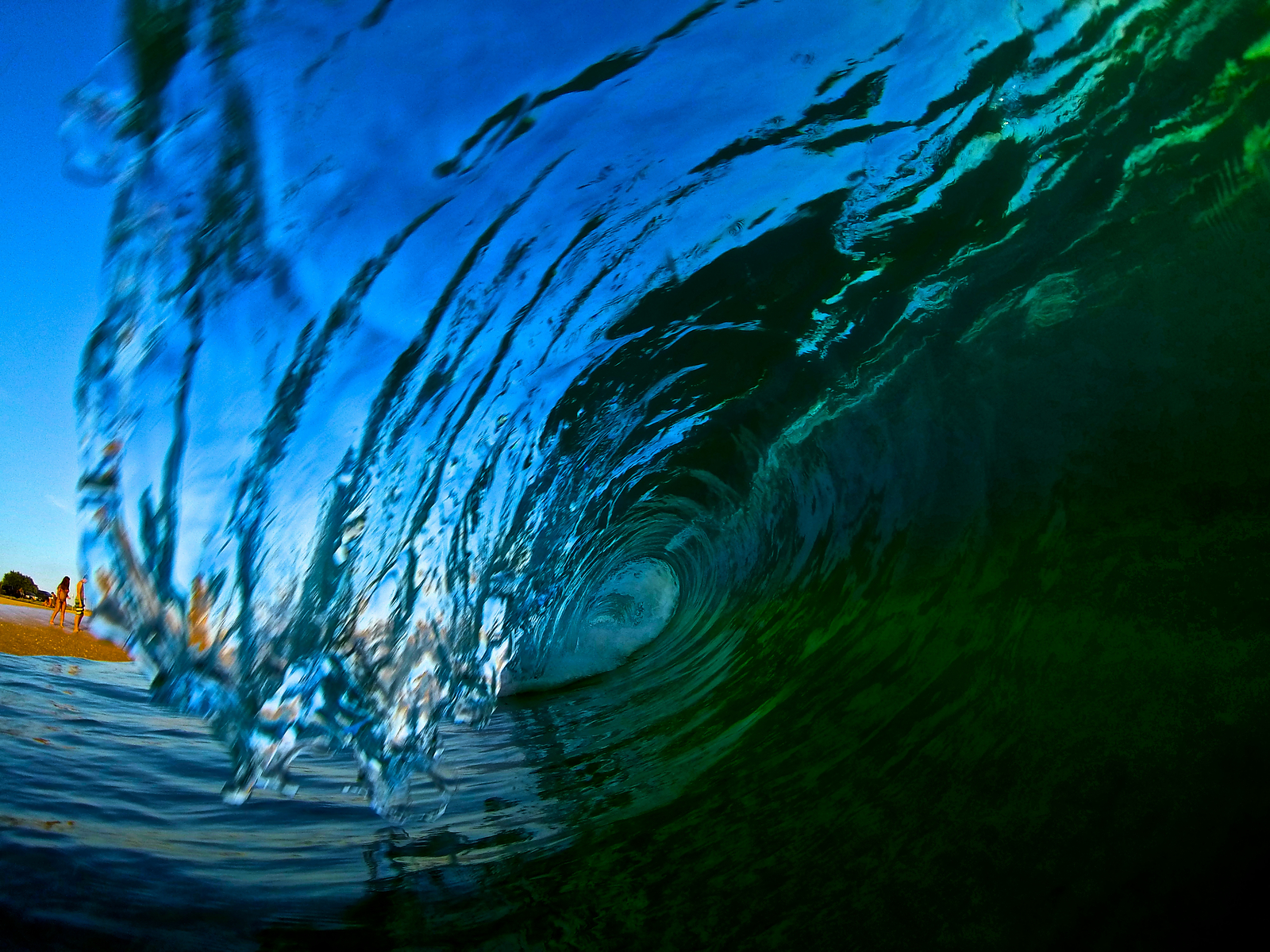 Waterfall, Sandy Beach