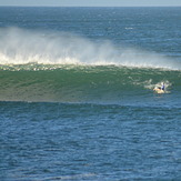 Strong offshore on outer left, Easky Left