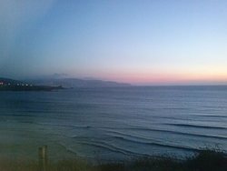 atardecer sabon, Playa de Sabon photo