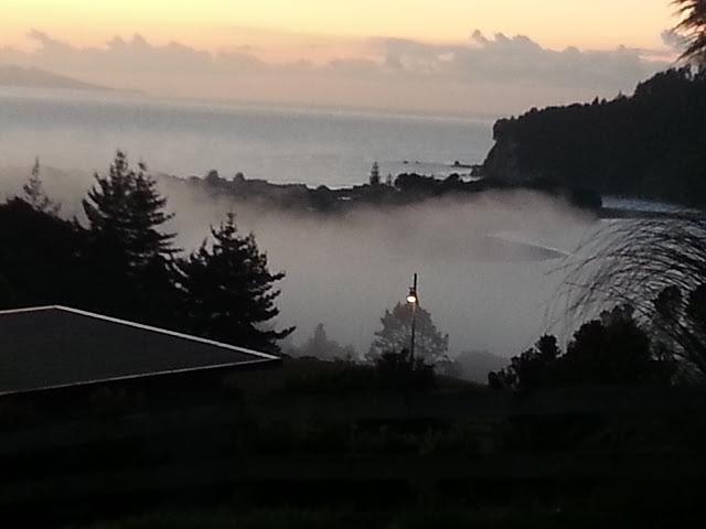 earlier morning view at the beach, Whangamata Beach