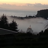 earlier morning view at the beach, Whangamata Beach