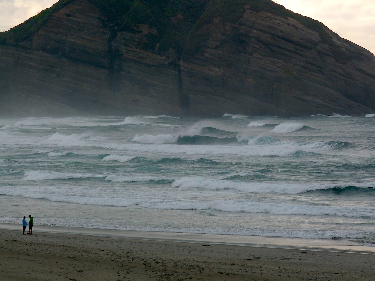 North swell, Wharariki Beach