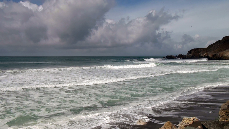 Rockaway surf break