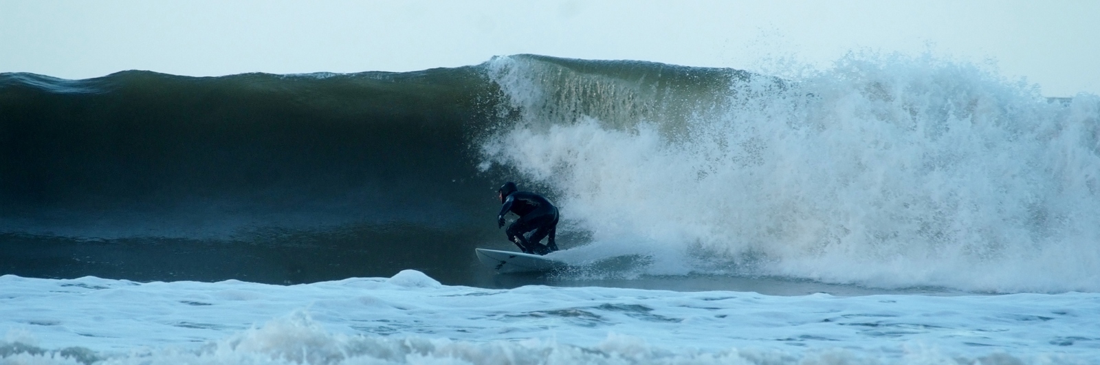 In the Pipe! Lynmouth New Years Eve 2013