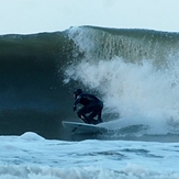 In the Pipe! Lynmouth New Years Eve 2013