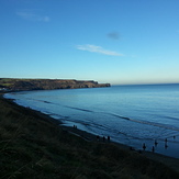 flat Christmas, Sandsend Bay