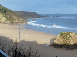 Lull in the weather, shame its too small, Tenby (North Beach) photo
