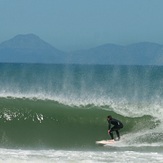 Choppy lines one up, Pringle Bay