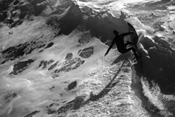 Slot Shadow, Steamer Lane-The Slot photo