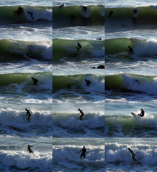 Nice tube ride, Royal Palms State Beach photo