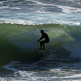 Nice tube ride, Royal Palms State Beach