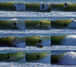 Another tube ride, Royal Palms State Beach photo