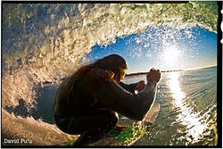 Catchin' a tube, Ventura Point photo