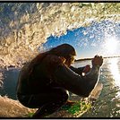 Catchin' a tube, Ventura Point