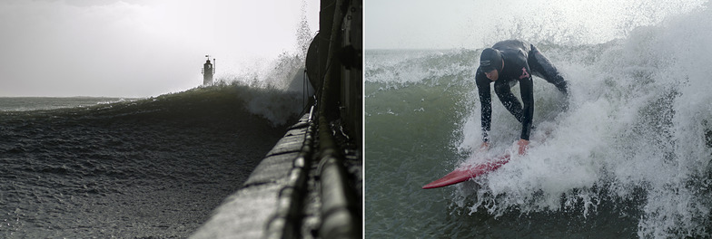 Newlyn Harbour Wall