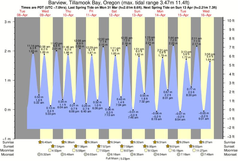 Tillamook Tide Chart