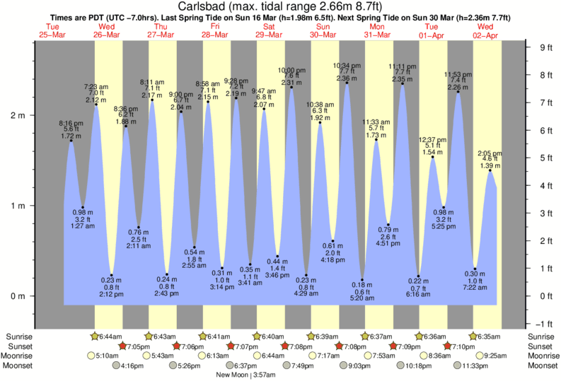 Ocean City High Tide Chart