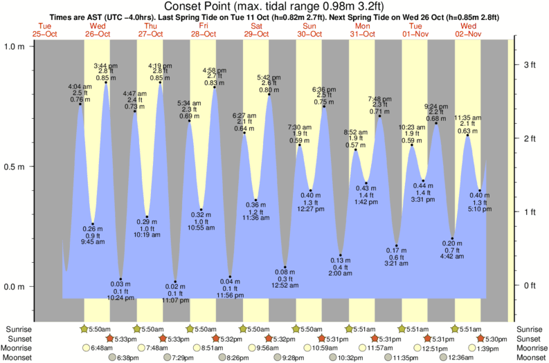 Crane Beach Tide Chart