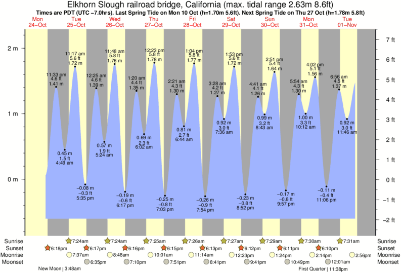 Sunset Beach Oregon Tide Chart