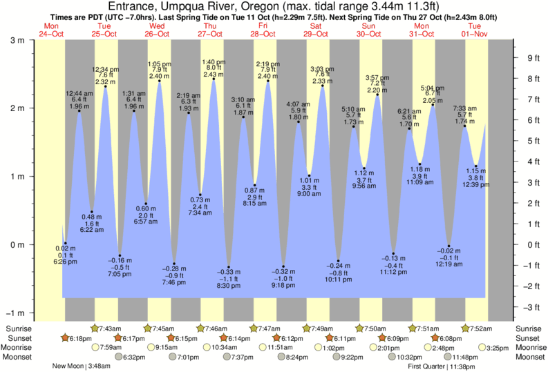 Florence Tide Chart