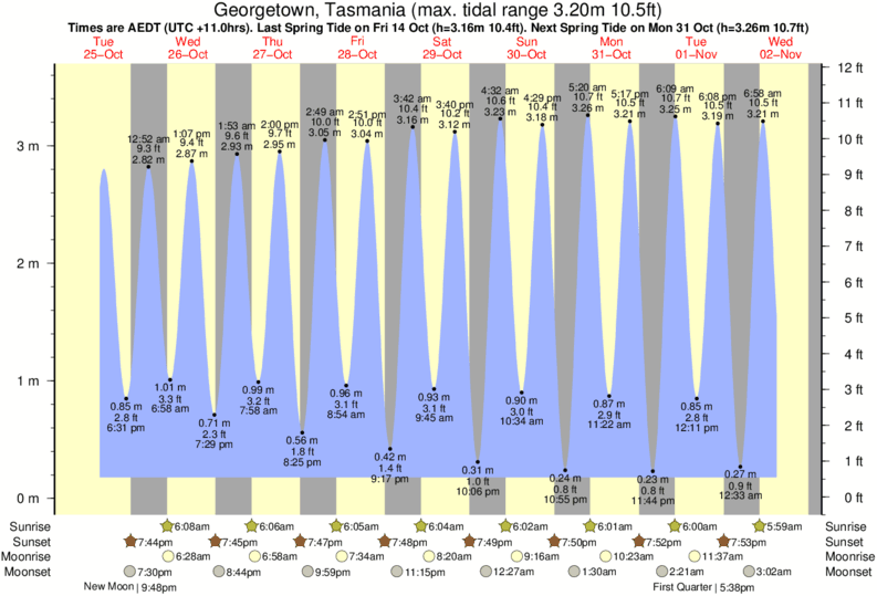 Georgetown Tide Chart