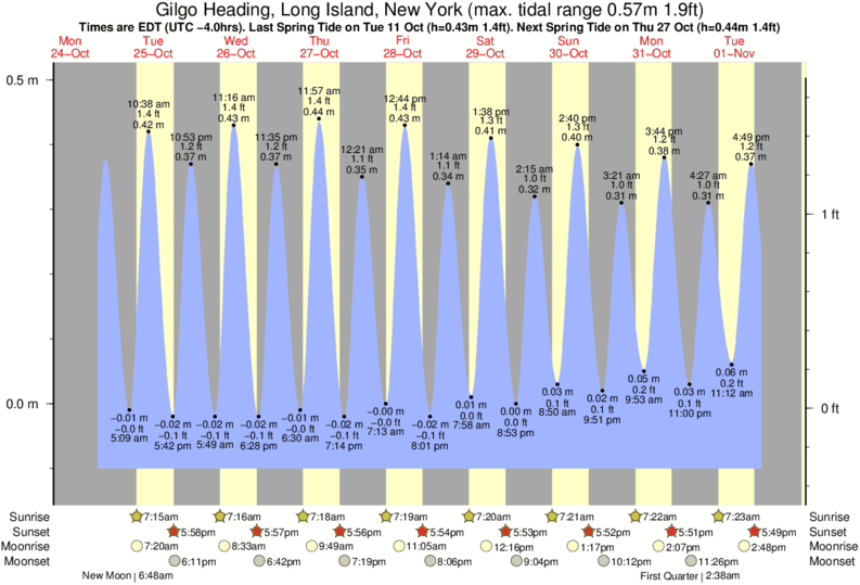 Captree State Park Tide Chart