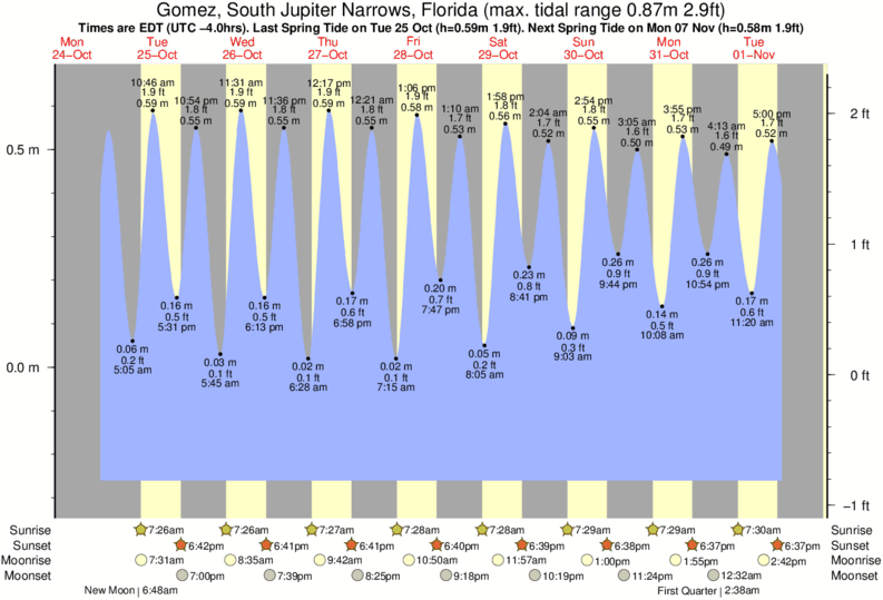 Jupiter Tide Chart