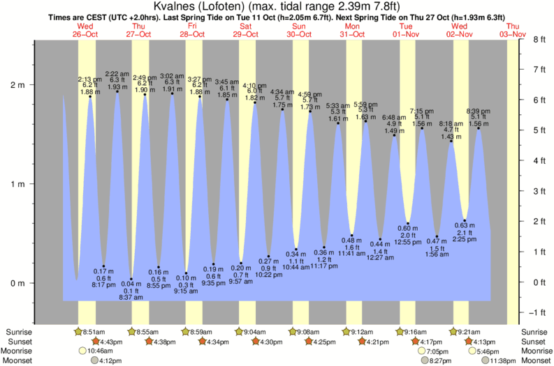 Belize Tide Chart