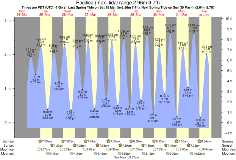 Pacifica Tide Chart