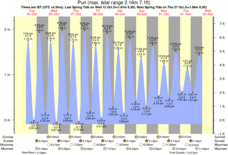 South Shore Tide Chart