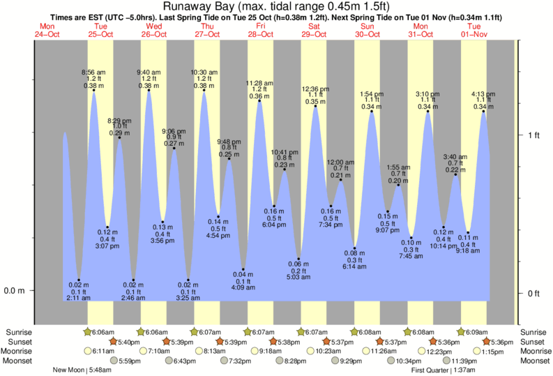 Discovery Bay Tide Chart