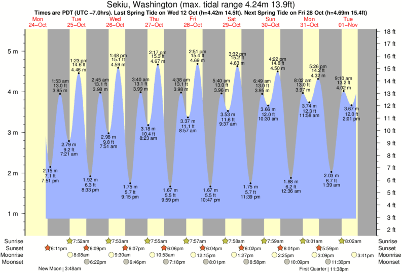 Half Moon Bay Tide Pools Charts